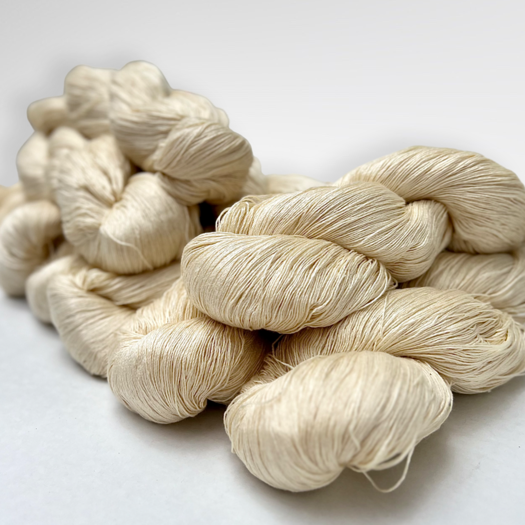Mulberry Silk Yarn | Lace Weight 6 Ply 1 Skein (100 Grams)