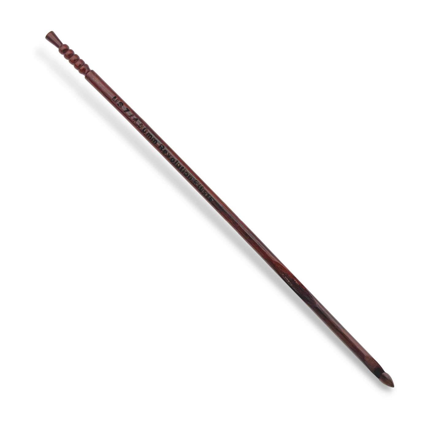 Premium Rosewood Crochet Hook - 7 Inch-Crochet Hooks-Revolution Fibers-US 7 | 4.50mm-Revolution Fibers