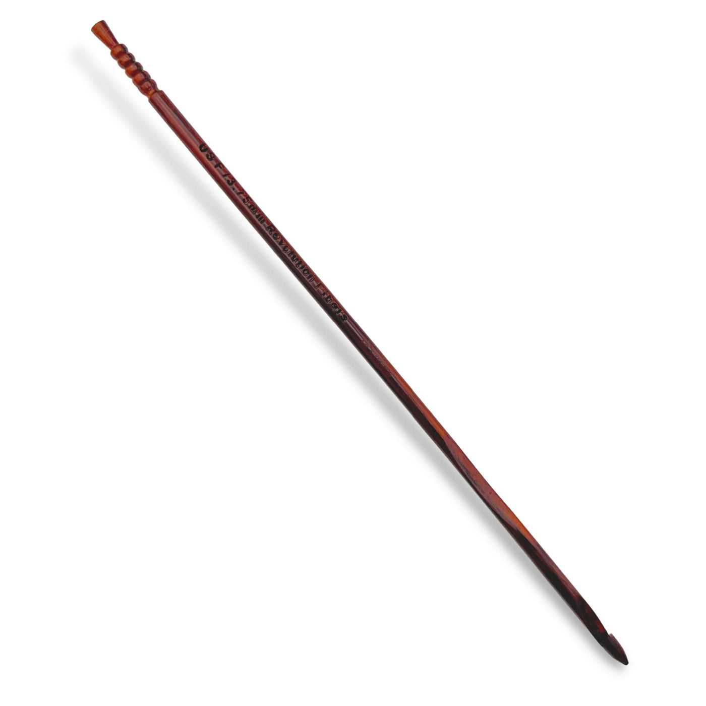 Premium Rosewood Crochet Hook - 7 Inch-Crochet Hooks-Revolution Fibers-US E | 3.50mm-Revolution Fibers