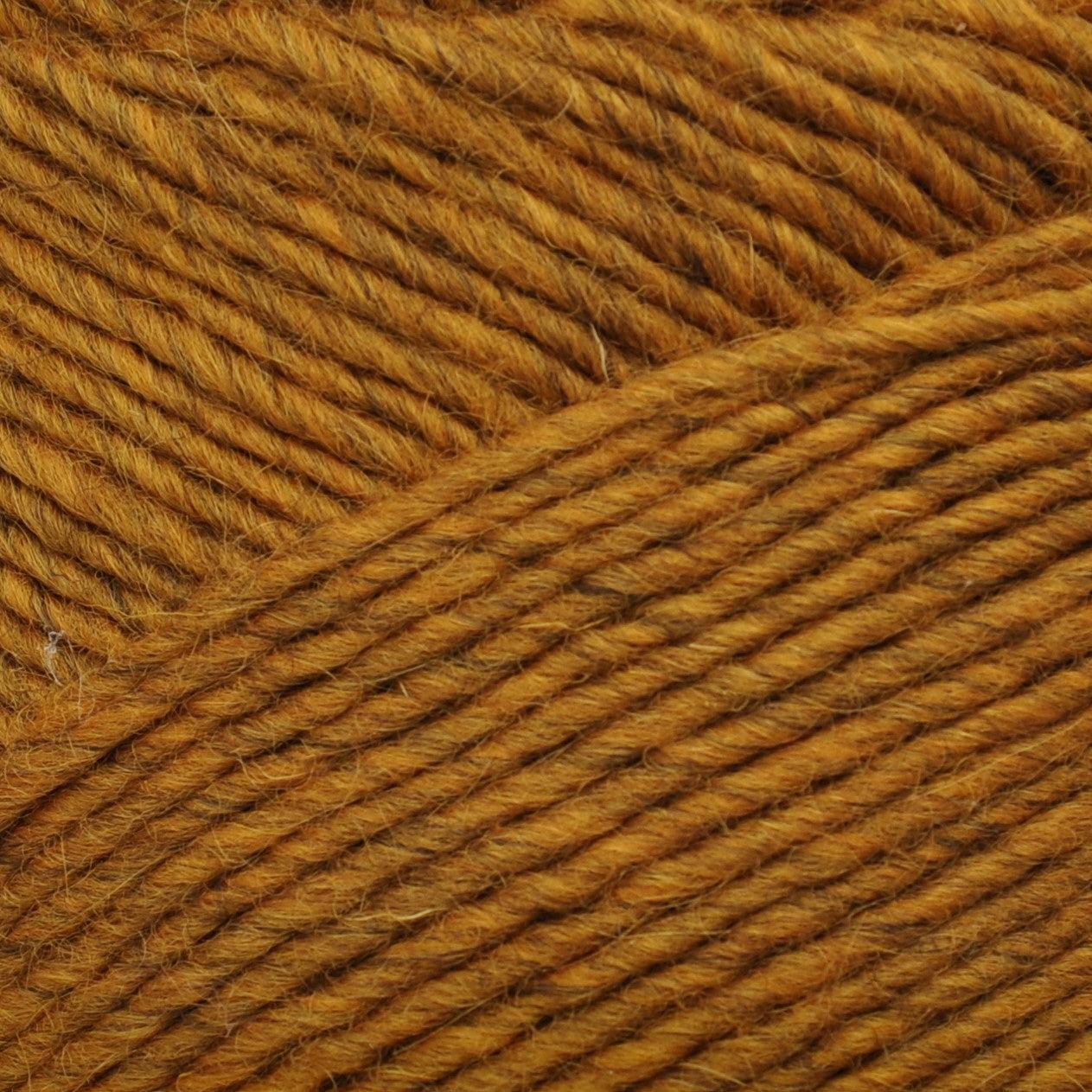 Lamb's Pride Worsted Weight Yarn | 190 Yards | 85% Wool 15% Mohair Blend-Yarn-Brown Sheep Yarn-Antique Brass - M144-Revolution Fibers