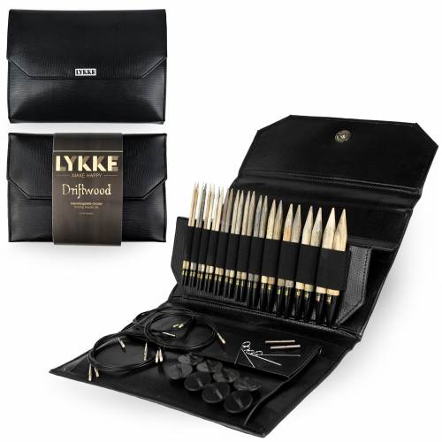 Driftwood 5 inch interchangeable needle set black - K-LYKKE-DW-IC-SET-FXL