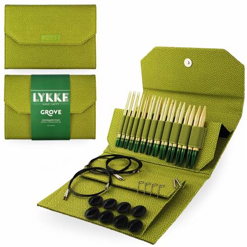 Lykke Grove 5" Interchangeable Circular Needle Set | With Carrying Case