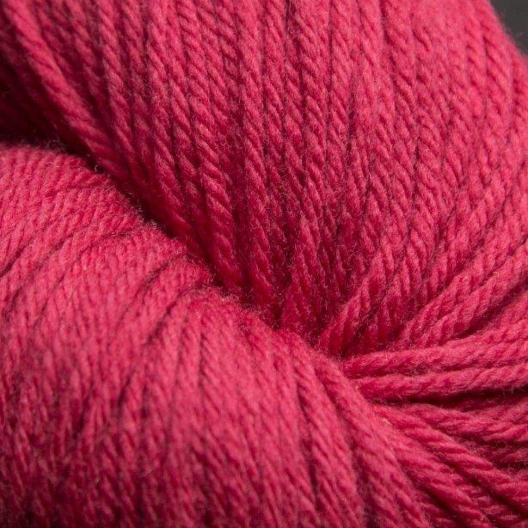 Jagger Spun Super Lamb Worsted 1lb Cone - Cranberry