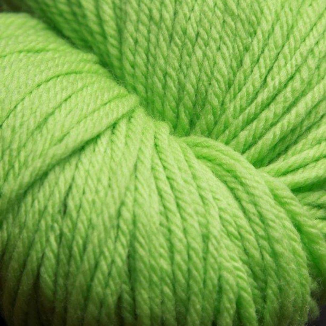 Jagger Spun Super Lamb Worsted 1lb Cone - Green Apple