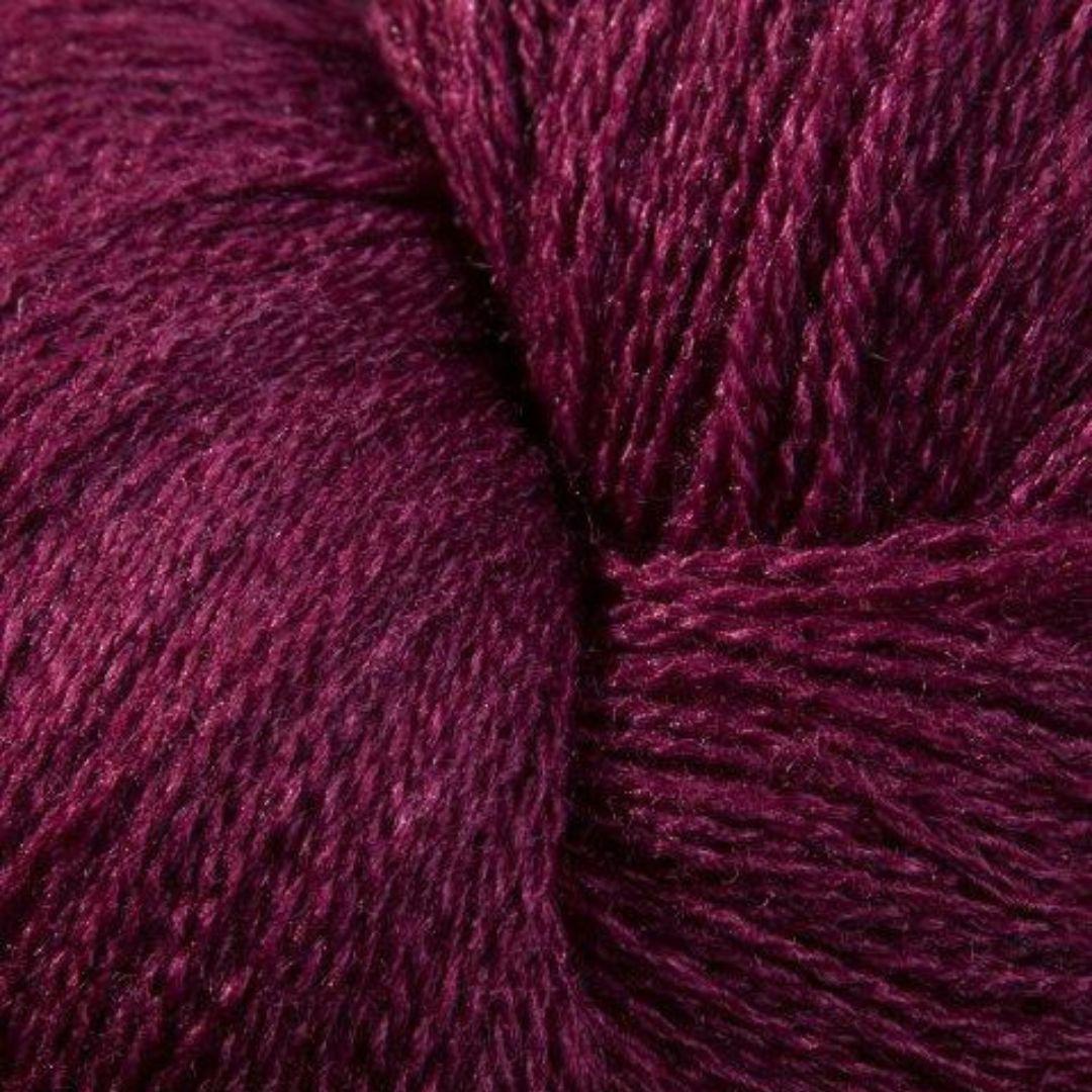 Jagger Yarns Zephyr Wool-Silk 4/8 Worsted Weight 1lb Cones - Claret