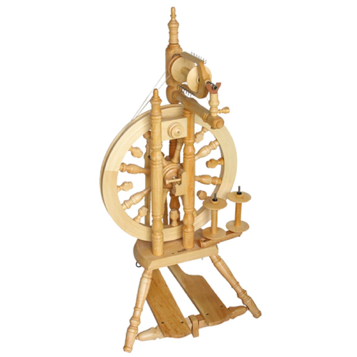 Kromski Minstrel Spinning Wheel-Spinning Wheel-Kromski-Finished Clear-Revolution Fibers