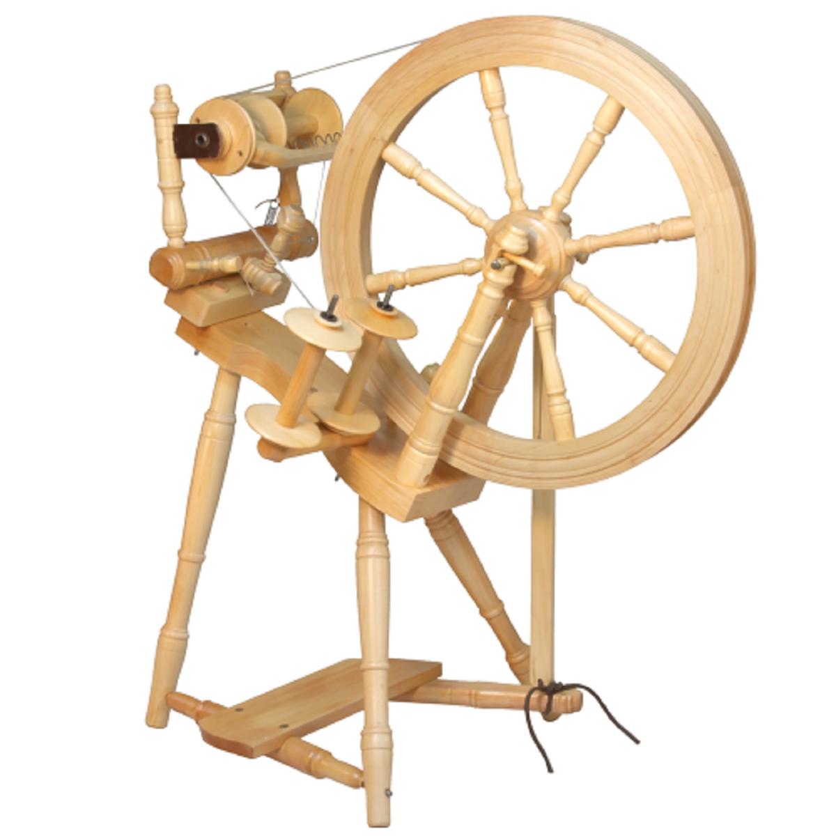 Kromski Prelude Spinning Wheel-Spinning Wheel-Kromski-Finished Clear-Revolution Fibers