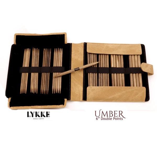 Lykke Crafts Umber 6 Inch Large Double Point Needle Set