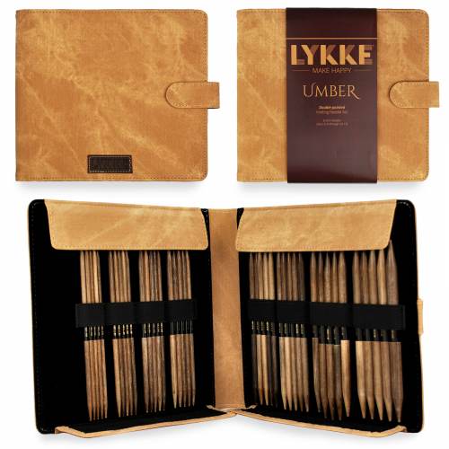 Lykke Crafts Umber 6 Inch Large Double Point Needle Set