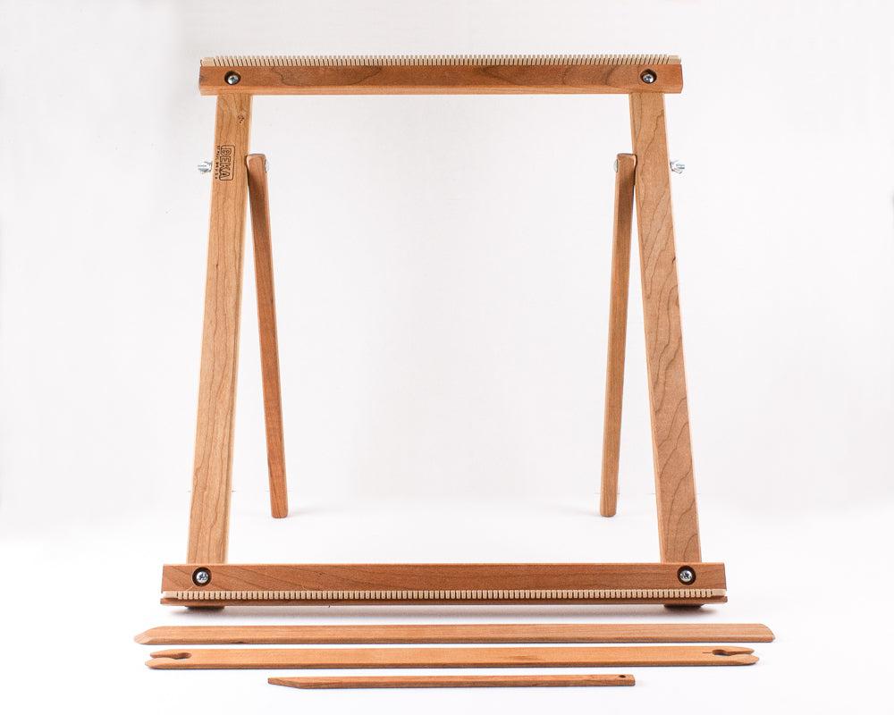 20 Inch Deluxe Weaving Frame and Stand Cherry