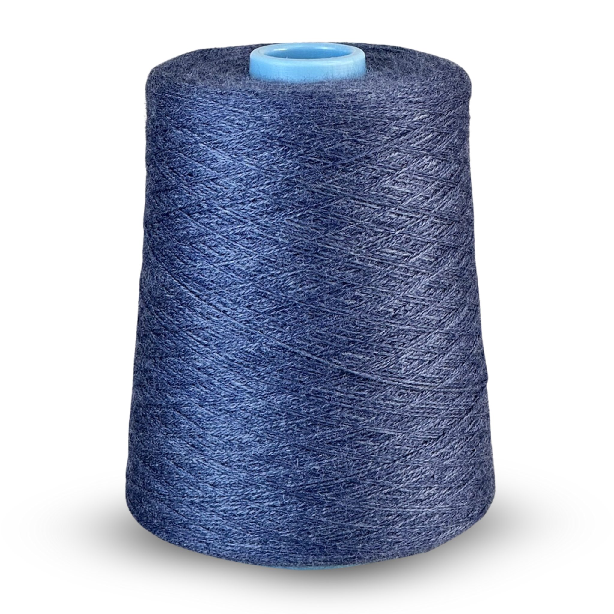 Zephira 2/18 wool-silk lace cone in Indigo; inky midnight blue with soft luster, 1 lb (~5,040 yd).