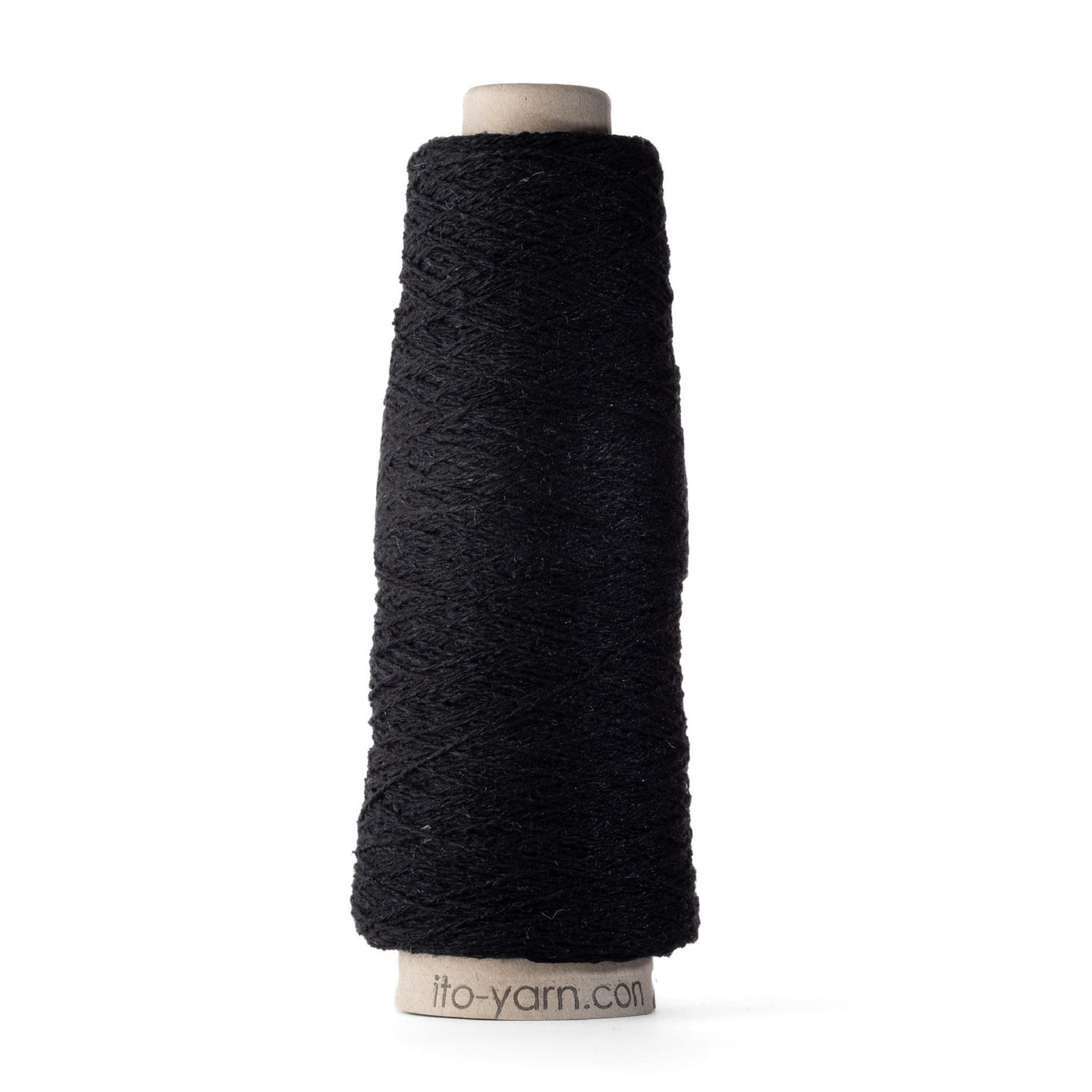 Sero Silk Noil Weaving Yarn Cone Black