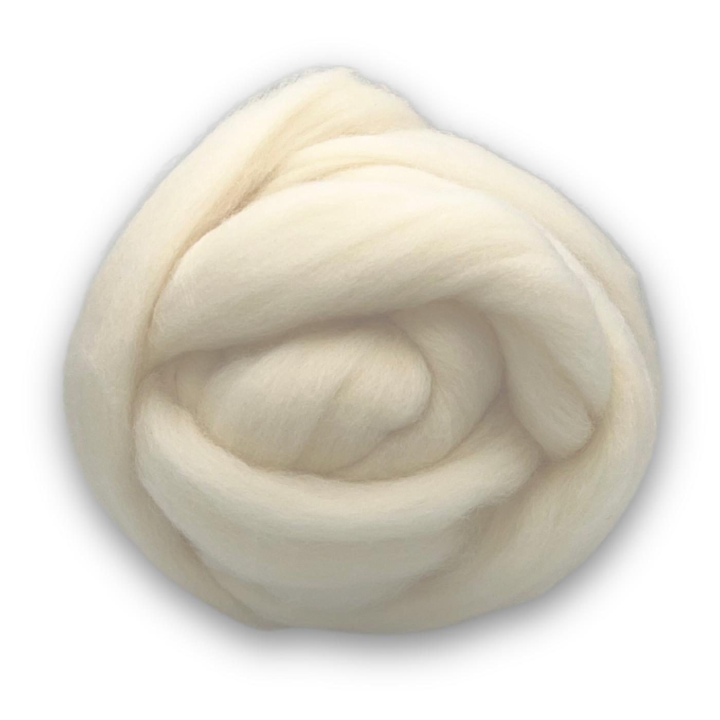 Corriedale Wool Roving Top (1 lb / 16 oz) | 28 Microns, Natural