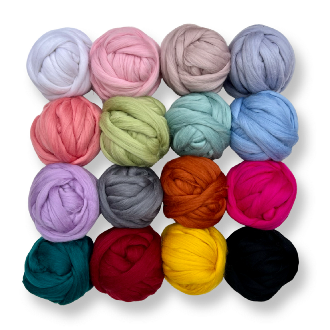 Wool Roving for Spinning & Felting | Revolution Fibers