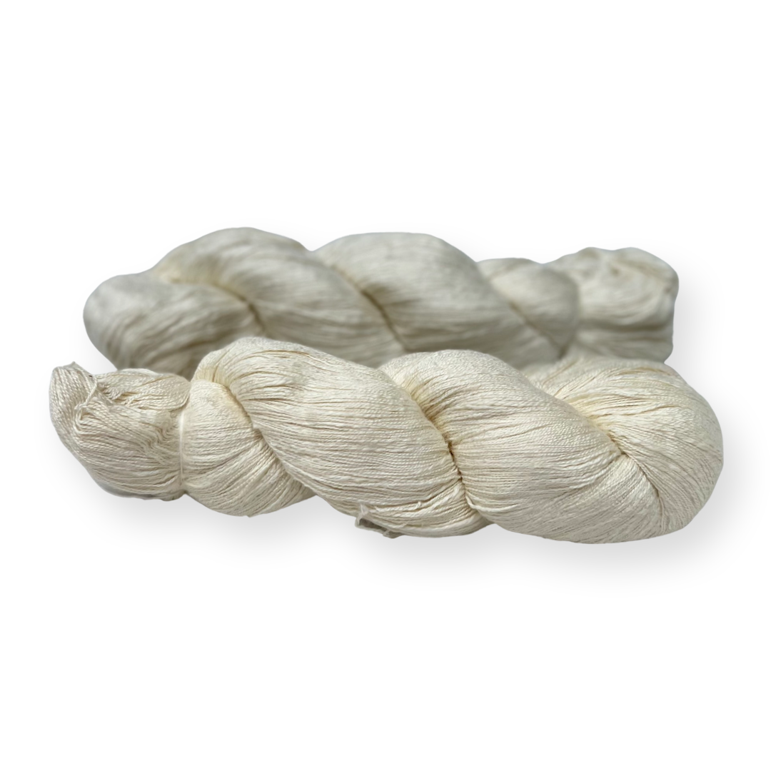 Eri Silk Yarn | Natural Undyed Silk | Lace Weight 20/2 NM