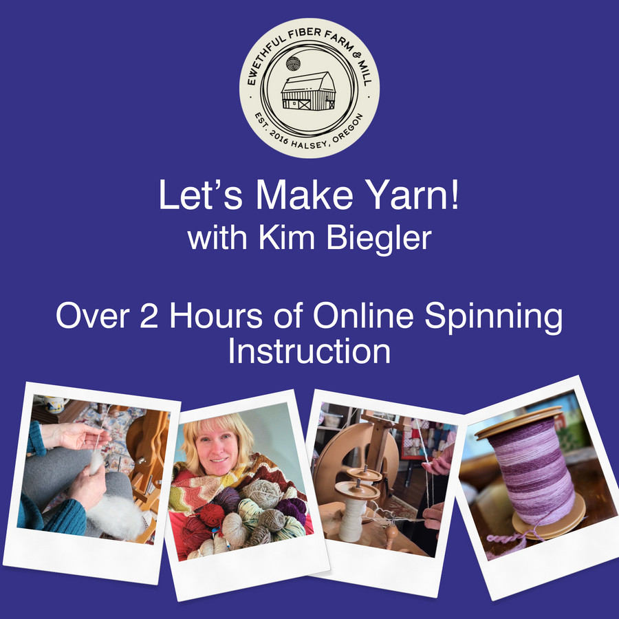 "Let's Make Yarn" - Comprehensive Online Spinning Tutorial