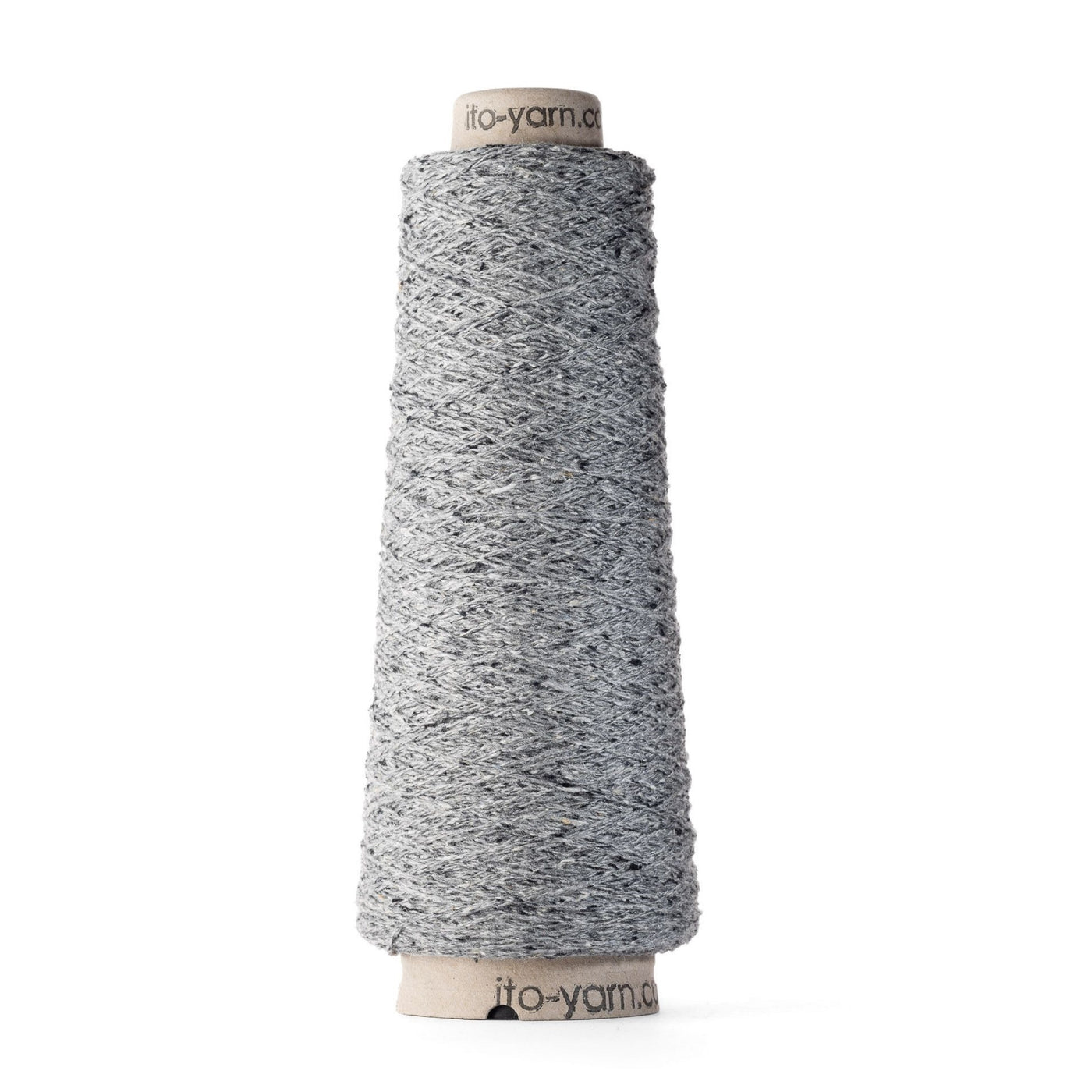 Sero Silk Noil Weaving Yarn Cone Light Gray