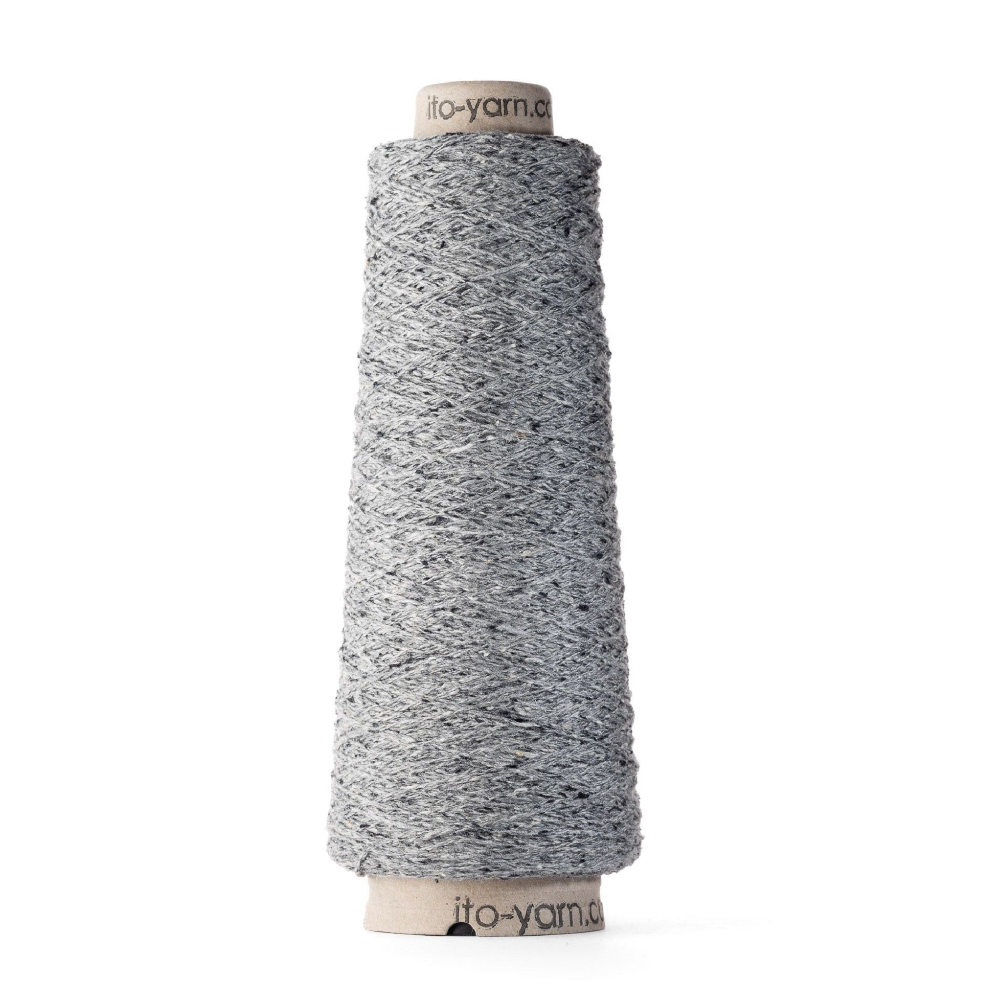 Sero Silk Noil Weaving Yarn Cone Light Gray