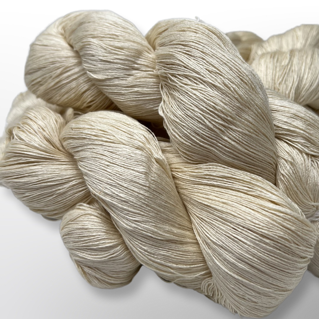 100% Italian Mulberry Silk Tube Yarn Lace / Fingering Weight Knit