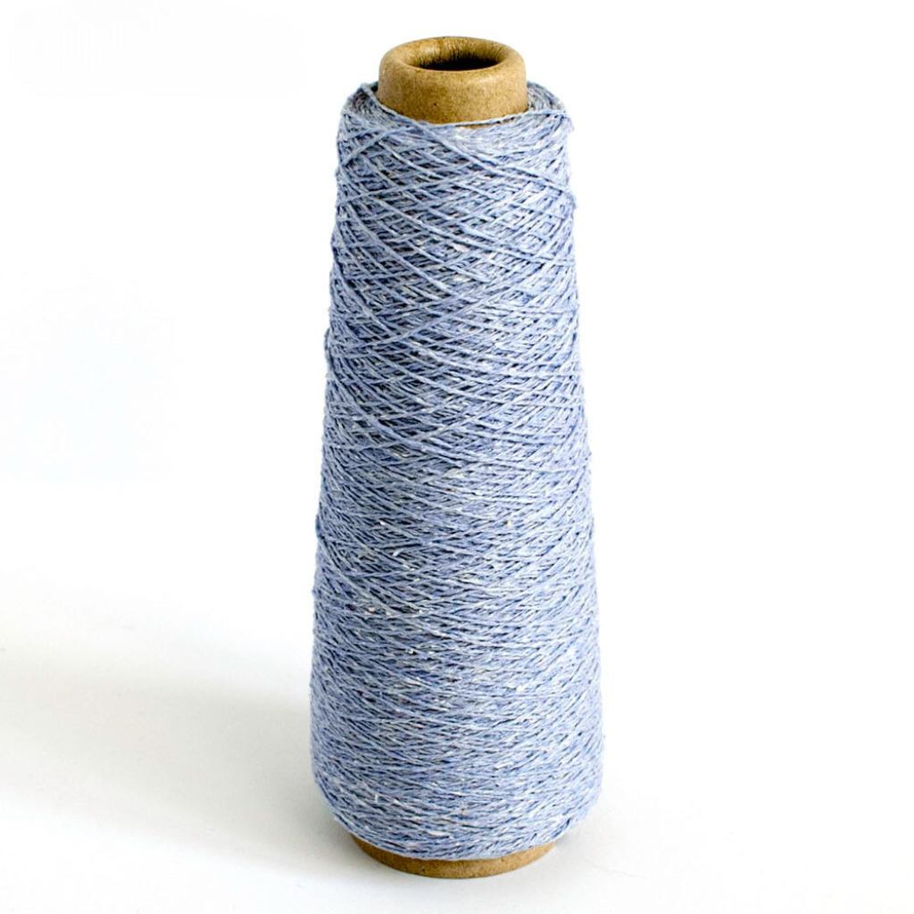 Sero Silk Noil Weaving Yarn Cones Salvia Blue