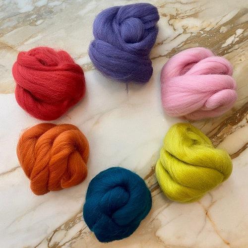 Wool Roving for Spinning & Felting | Revolution Fibers | Revolution Fibers