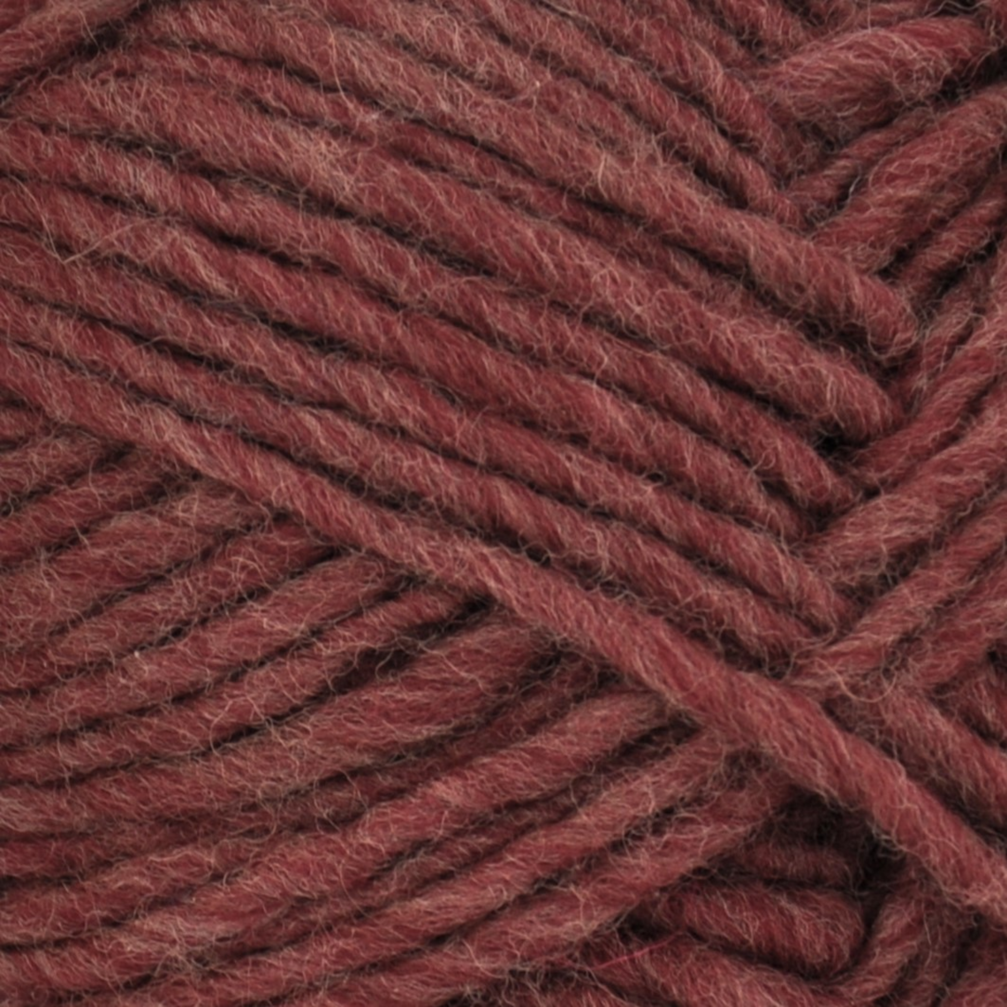 Brown Sheep Lanaloft Worsted 1 lb wool yarn cone, Cherrywood russet brown, 720 yds — at Revolution Fibers