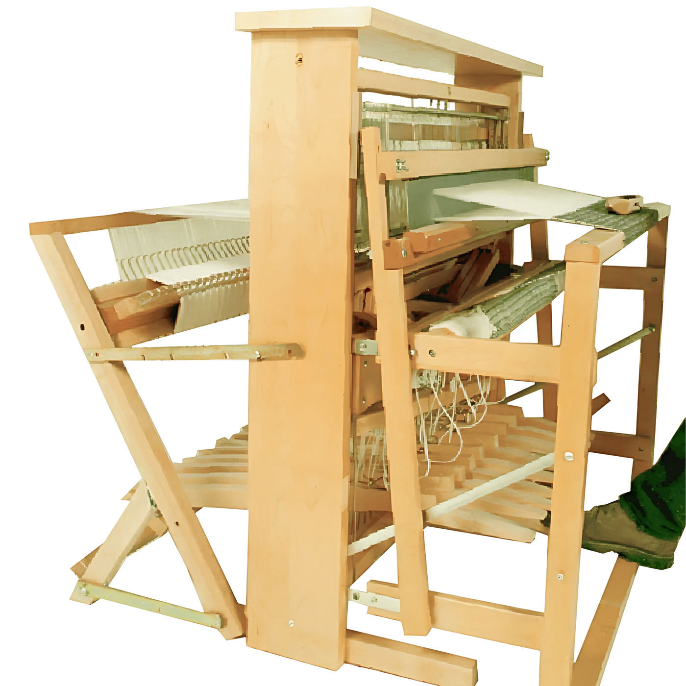 Leclerc Artisat Floor Loom with Adjustable Back-Hinge Treadles