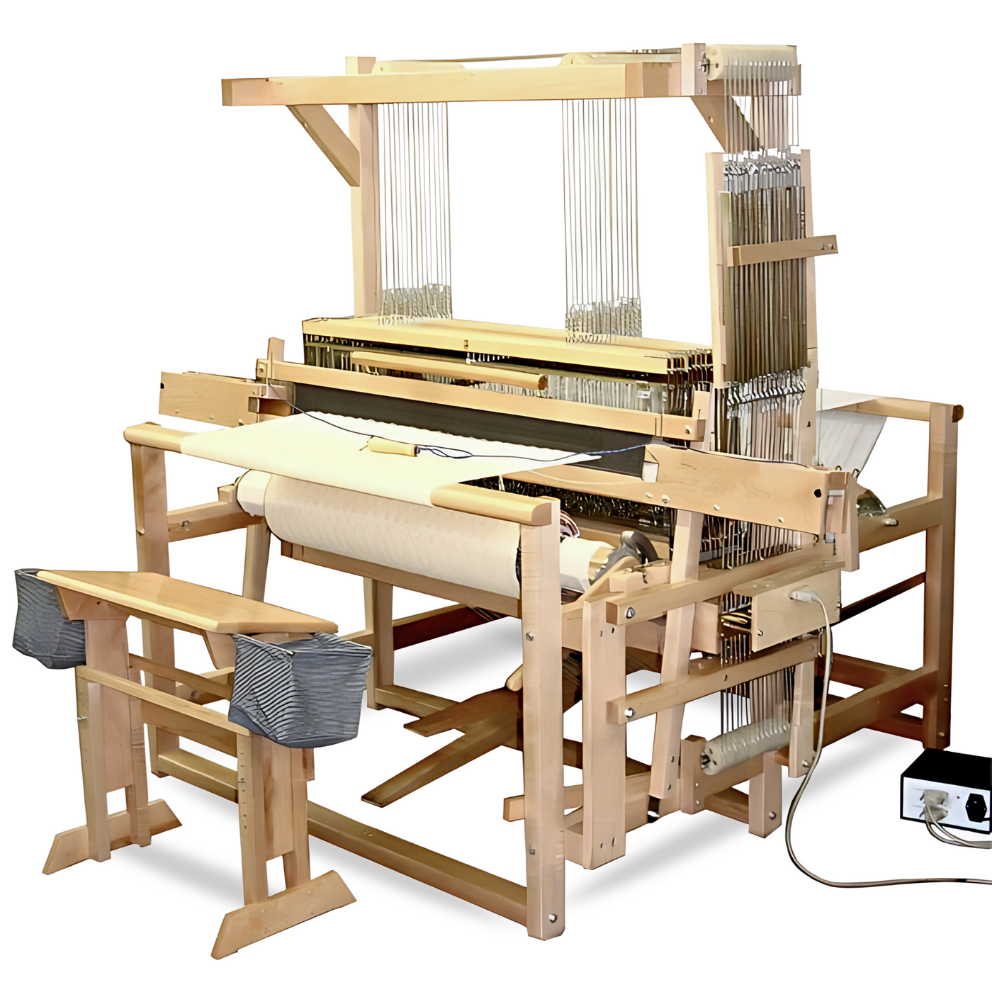 Leclerc Weavebird Computer-Dobby Floor Loom – Advanced Multi-Shaft Weaving Loom for Complex Patterns and High-Performance Textile Production