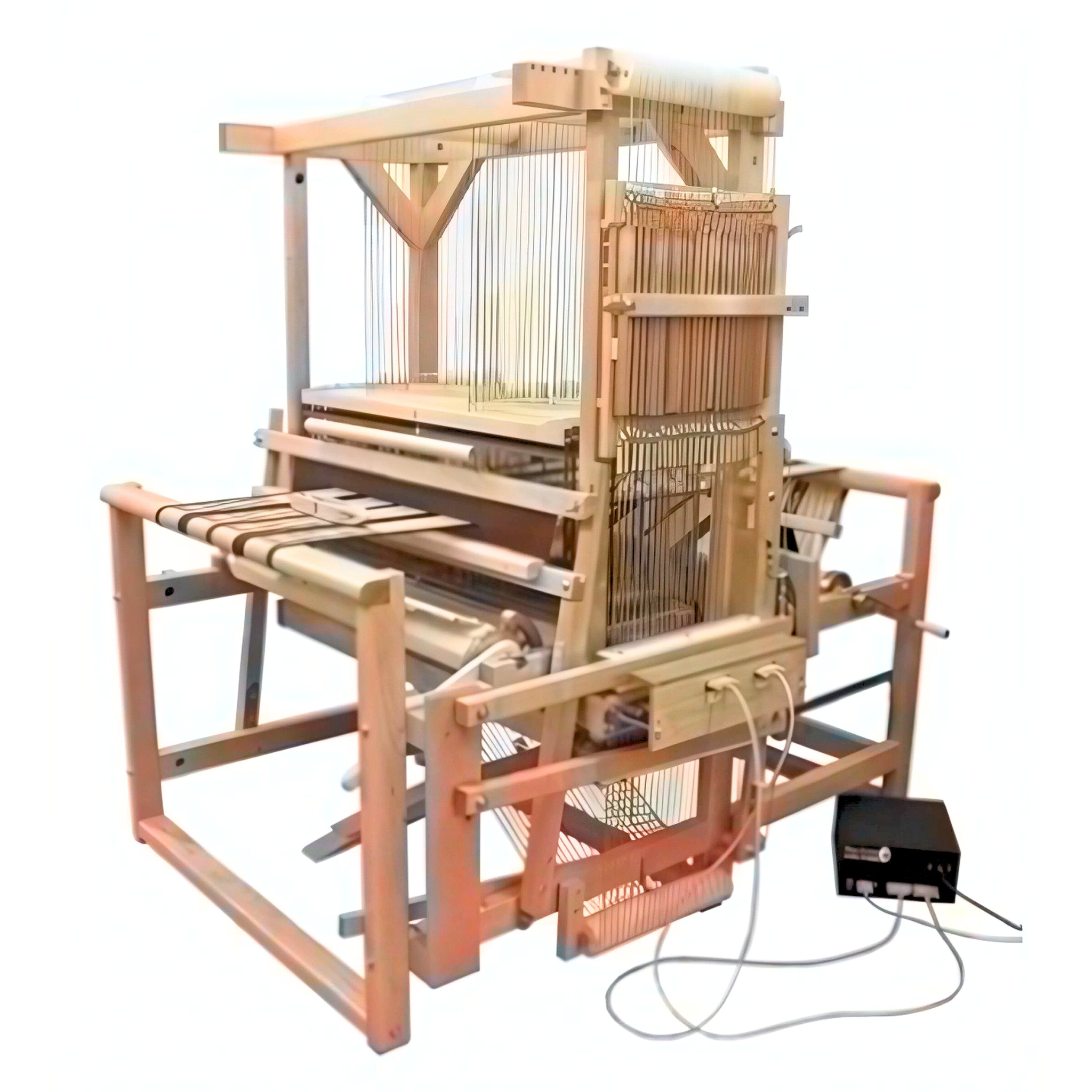 Leclerc Weavebird Floor Loom with Electronic Dobby System for Complex Multi-Shaft Weaving