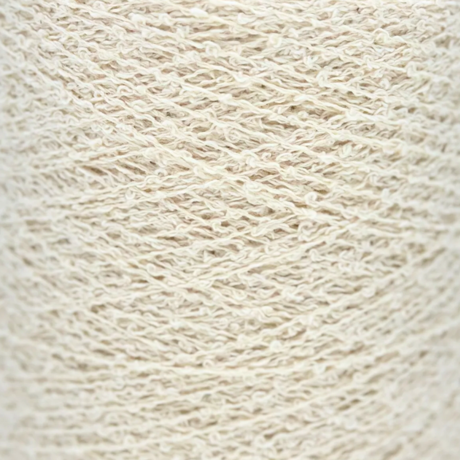 Lofty Cotton Bouclé Yarn | 1lb Fingering Weight Cone