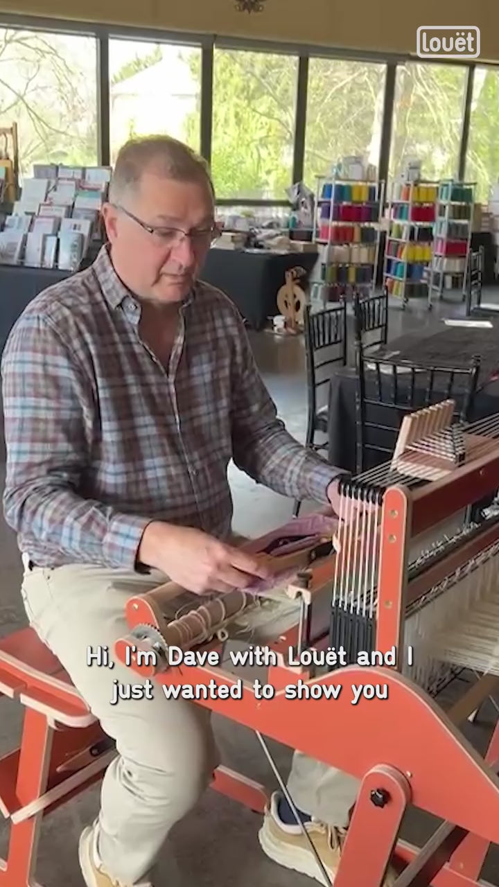 Louet Harmony Table Loom - Terracotta | 8-Shaft Weaving Loom | 20