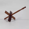A video demonstration of Revolution Fibers Premium Bottom Whorl Drop Spindle. Highlighting its smooth finish, balanced spin, and ease of use.