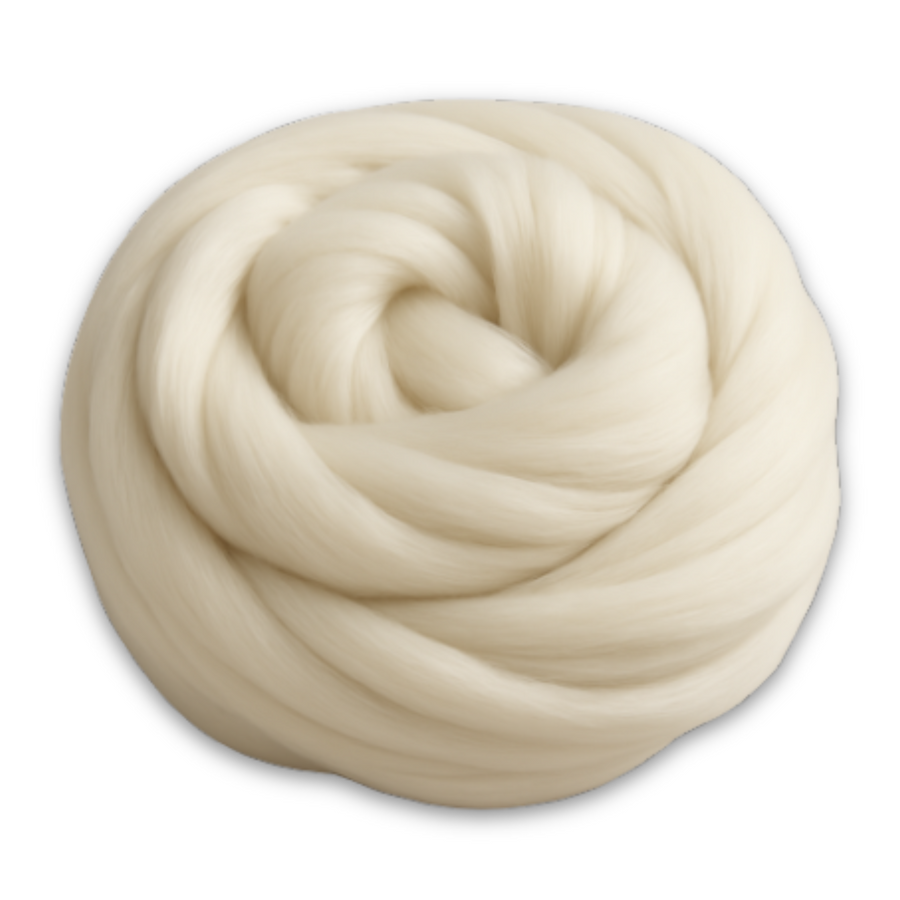 Undyed Wool Roving Tops for Custom Creations | Revolution Fibers ...