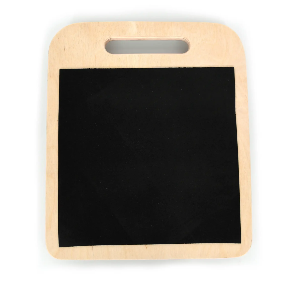 Back of the Revolution Fibers 108 TPI Blending Board showing the black non-skid surface and carry handle.