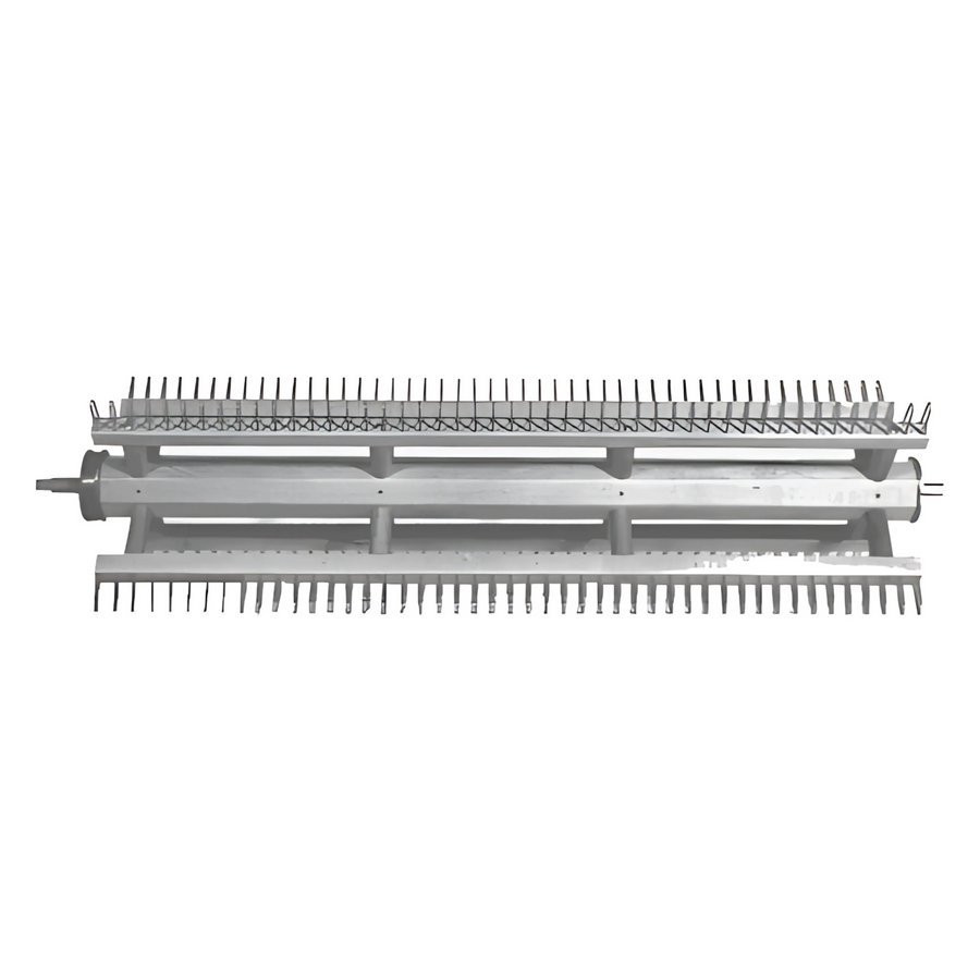 Leclerc sectional warp beam for 15.75- to 120-inch looms, maple and steel.