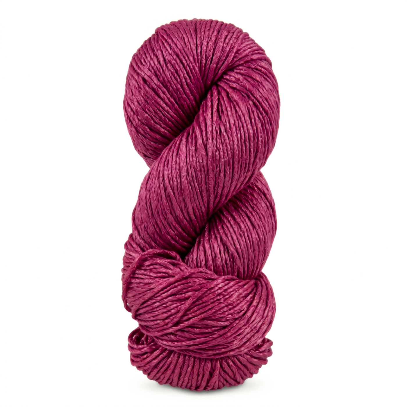 Hero image of Revolution Fibers Regal Mulberry Silk Yarn in Sunny Pink, a worsted weight 100% mulberry silk yarn with a soft luminous finish.