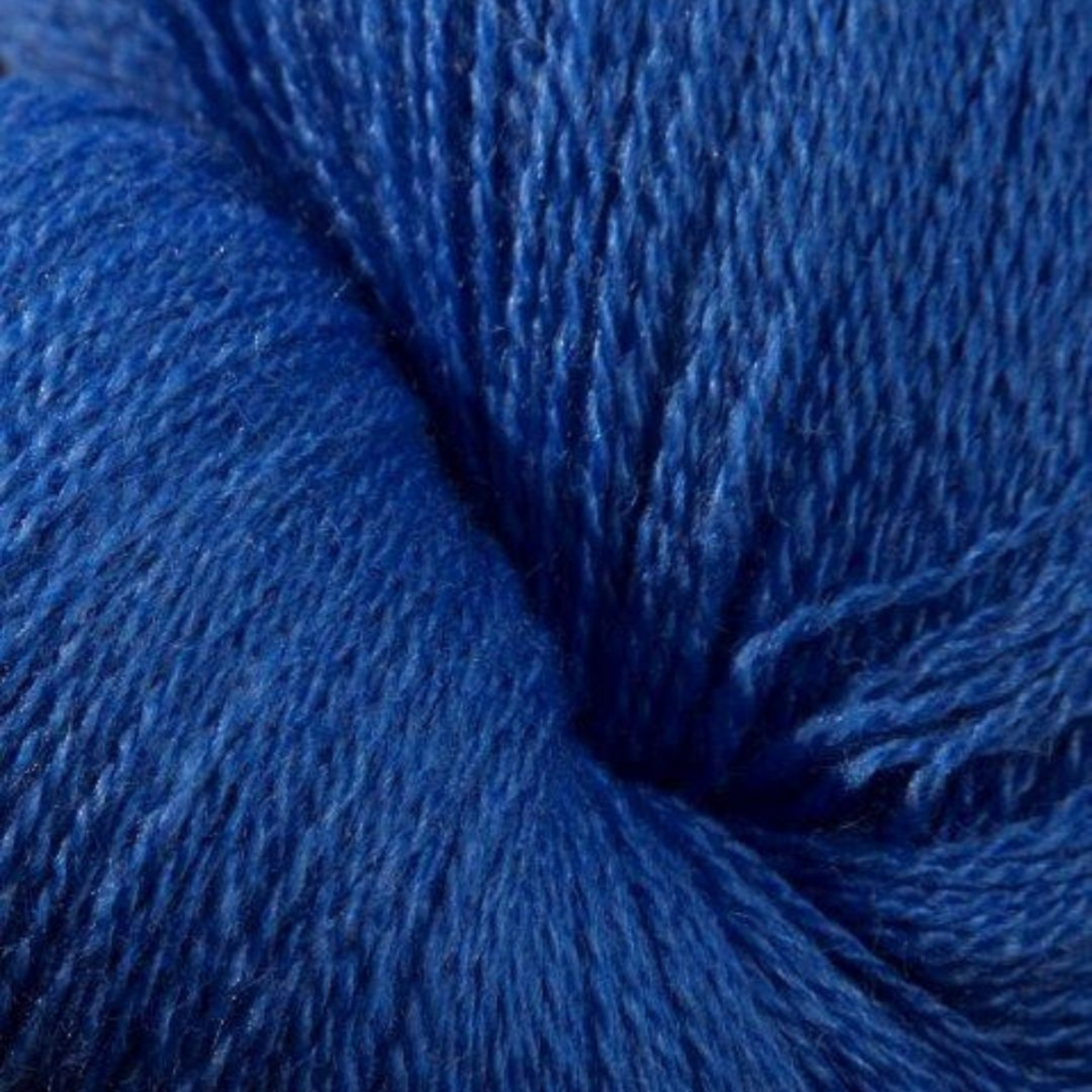 Zephira 2/18 wool-silk lace cone in Royal; classic royal blue, smooth shine, 1 lb (~5,040 yd).