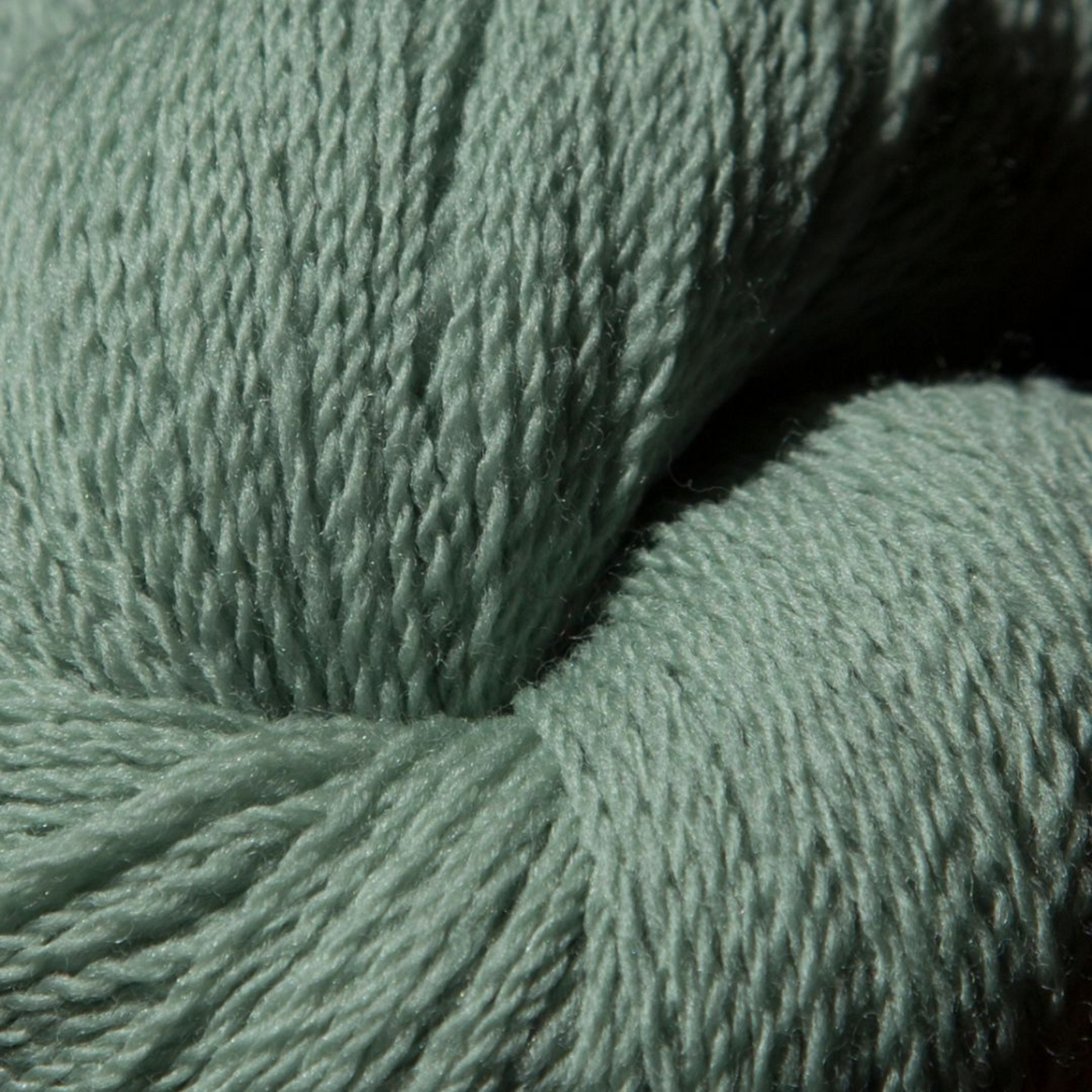 Zephira 2/18 wool-silk lace cone in Sage; muted gray-green with quiet glow, 1 lb about 5,040 yards.