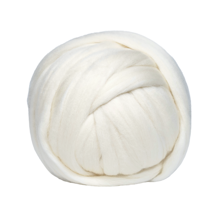 Revolution Fibers Undyed Merino Wool Roving Top - 1 lb.