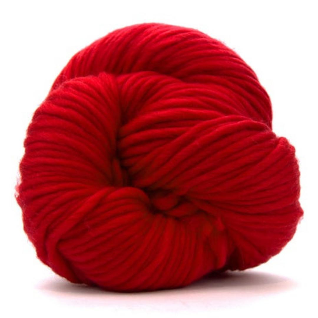 Premium Super Bulky (Chunky) Weight Solid Color Merino Yarn-Yarn-Revolution Fibers-Scarlet Red-Revolution Fibers