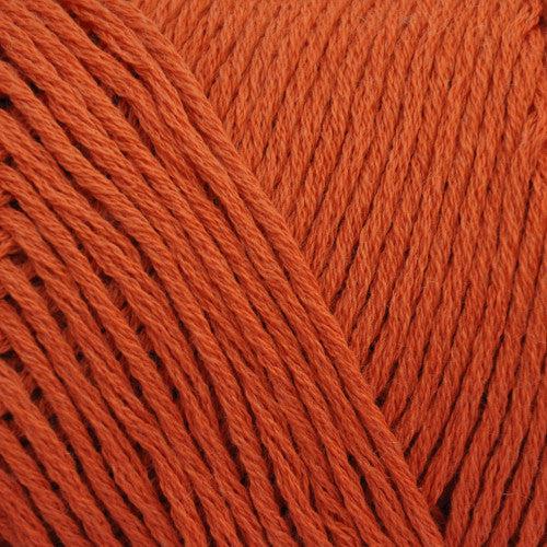Cotton Fleece DK Weight Yarn | 215 Yards | 80% Pima Cotton 20% Merino Wool-Yarn-Brown Sheep Yarn-Wild Orange - CW310P-Revolution Fibers