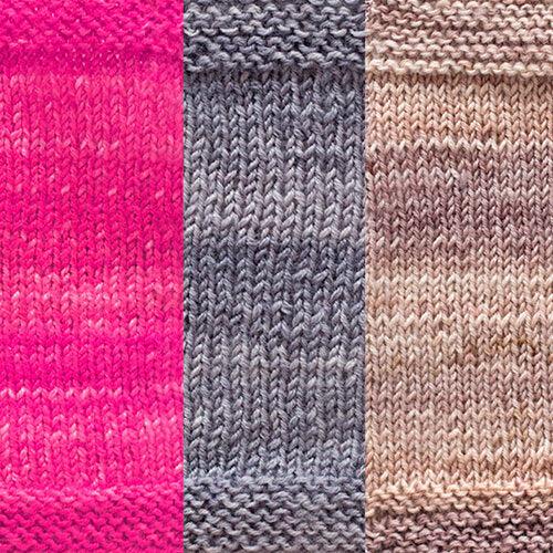 Maya Shawl Kit - 3 Colors | Worsted Weight-Knitting Kits-Urth Yarns-4066 + 64 + 62-Revolution Fibers