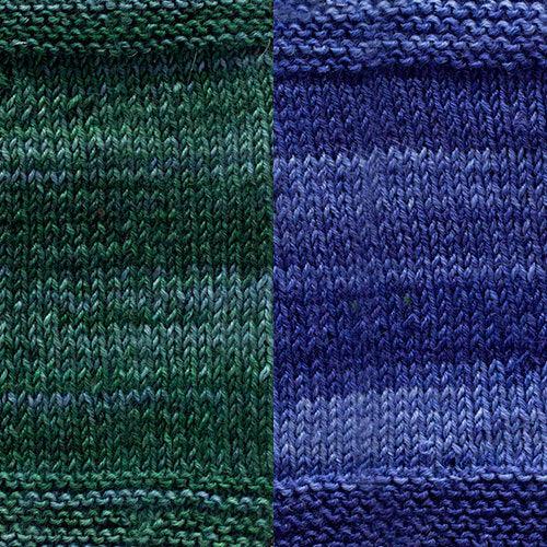 Maya Shawl Kit - 2 Colors | Worsted Weight-Knitting Kits-Urth Yarns-4065 + 56-Revolution Fibers