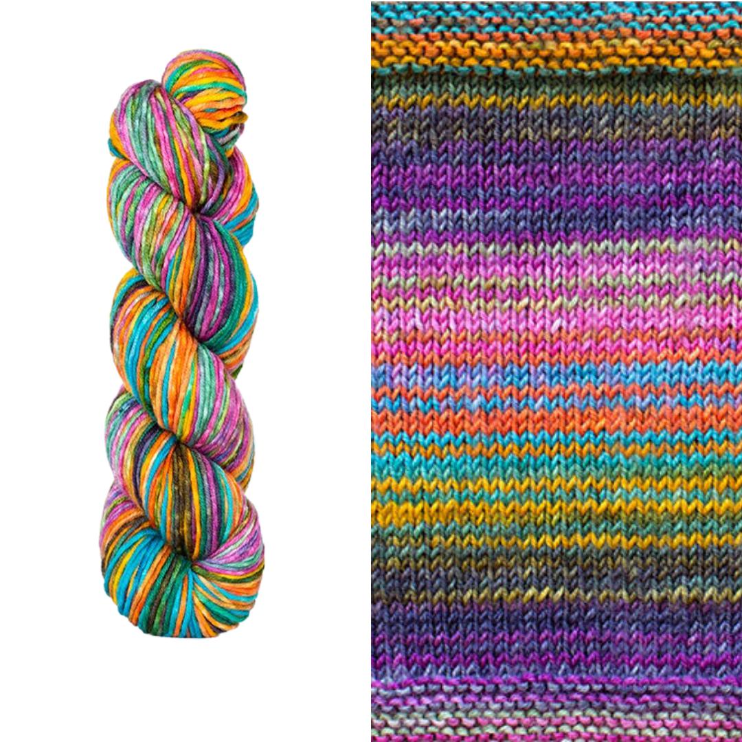 Pixelated Scarf Kit | Beautifully Textured Yarn Art-Knitting Kits-Urth Yarns-4010-Revolution Fibers