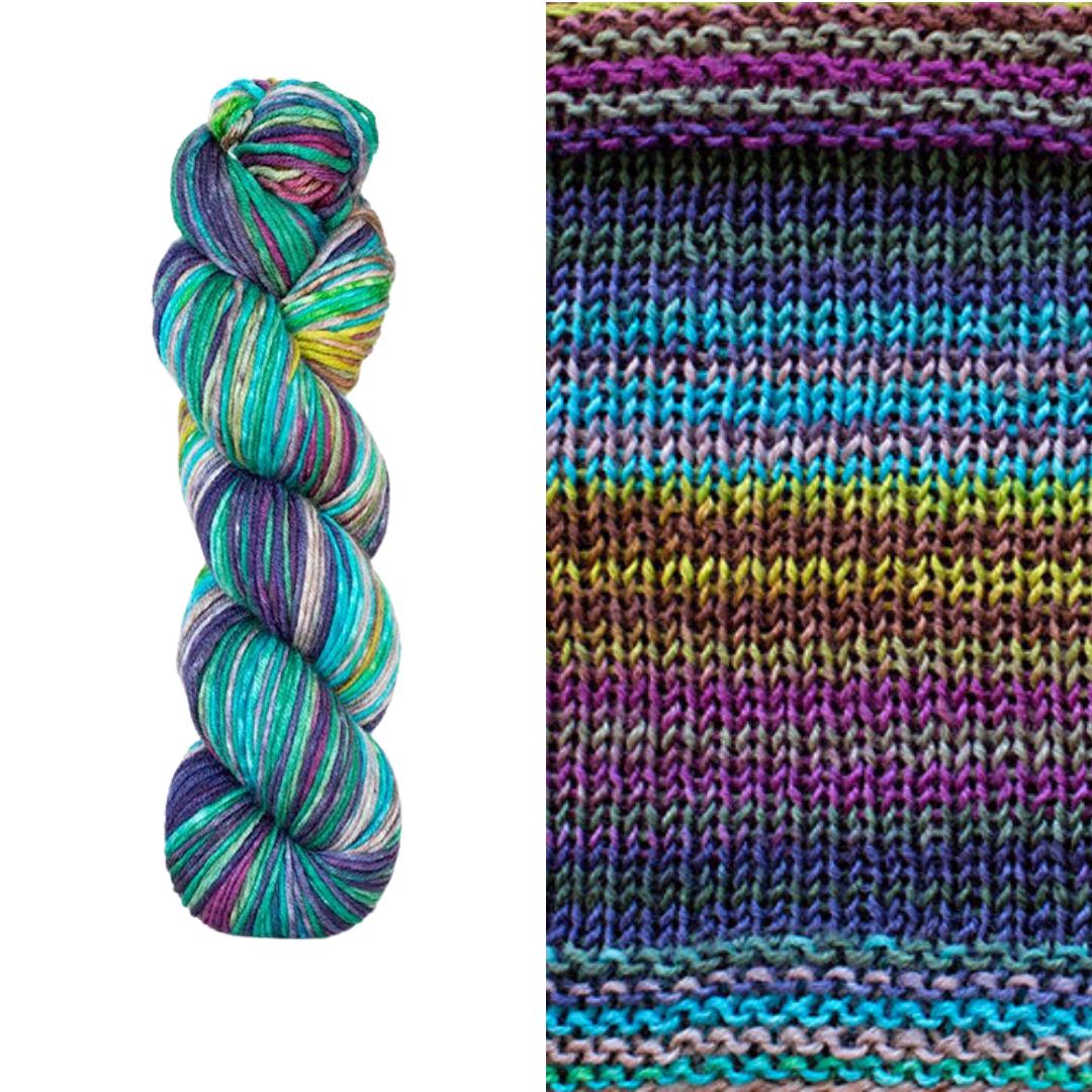Pixelated Scarf Kit | Beautifully Textured Yarn Art-Knitting Kits-Urth Yarns-4012-Revolution Fibers