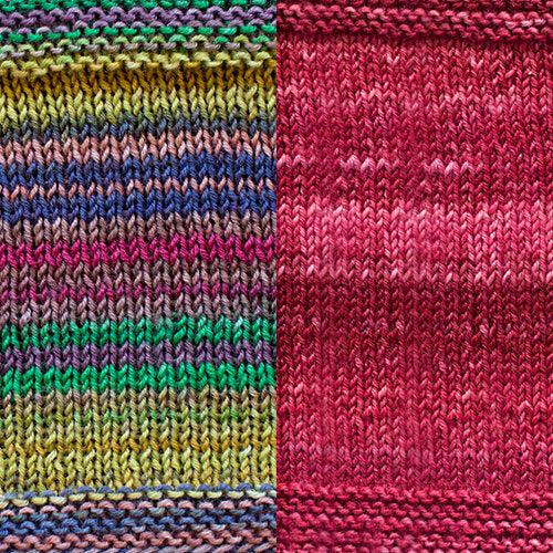 Koza Cocoon Wrap Kit | Yarn Art in Herringbone Stitch-Knitting Kits-Urth Yarns-Uncuffed-Koza 4018 + 54-Revolution Fibers