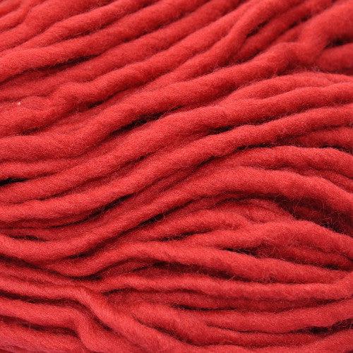 Burly Spun Super Bulky Weight Yarn | 132 Yards | 100% Wool-Yarn-Brown Sheep Yarn-Ruby Red - BS180R-Revolution Fibers