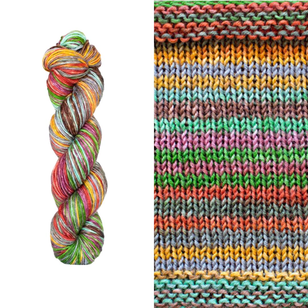 Pixelated Scarf Kit | Beautifully Textured Yarn Art-Knitting Kits-Urth Yarns-4013-Revolution Fibers