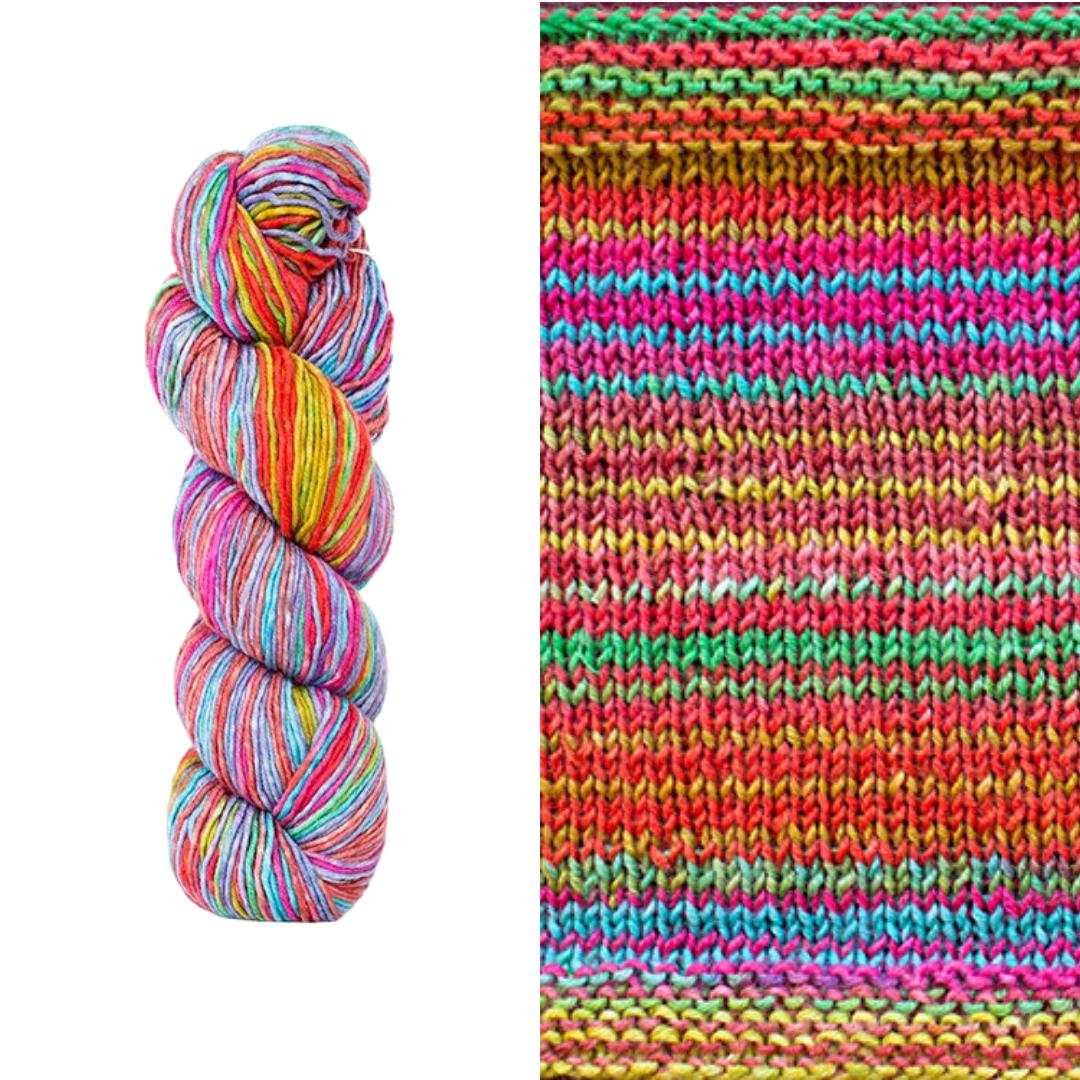 Pixelated Scarf Kit | Beautifully Textured Yarn Art-Knitting Kits-Urth Yarns-4014-Revolution Fibers