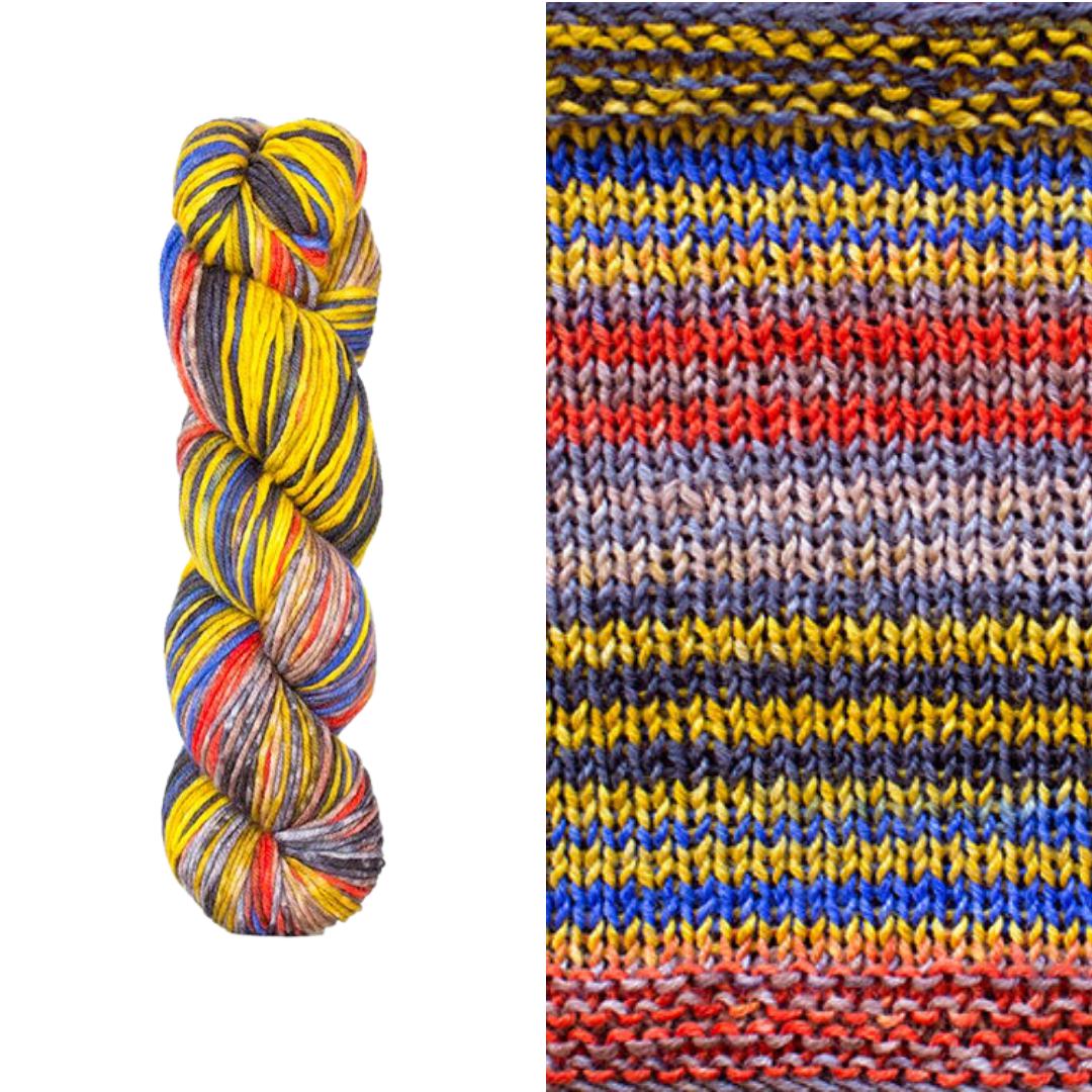 Pixelated Scarf Kit | Beautifully Textured Yarn Art-Knitting Kits-Urth Yarns-4015-Revolution Fibers